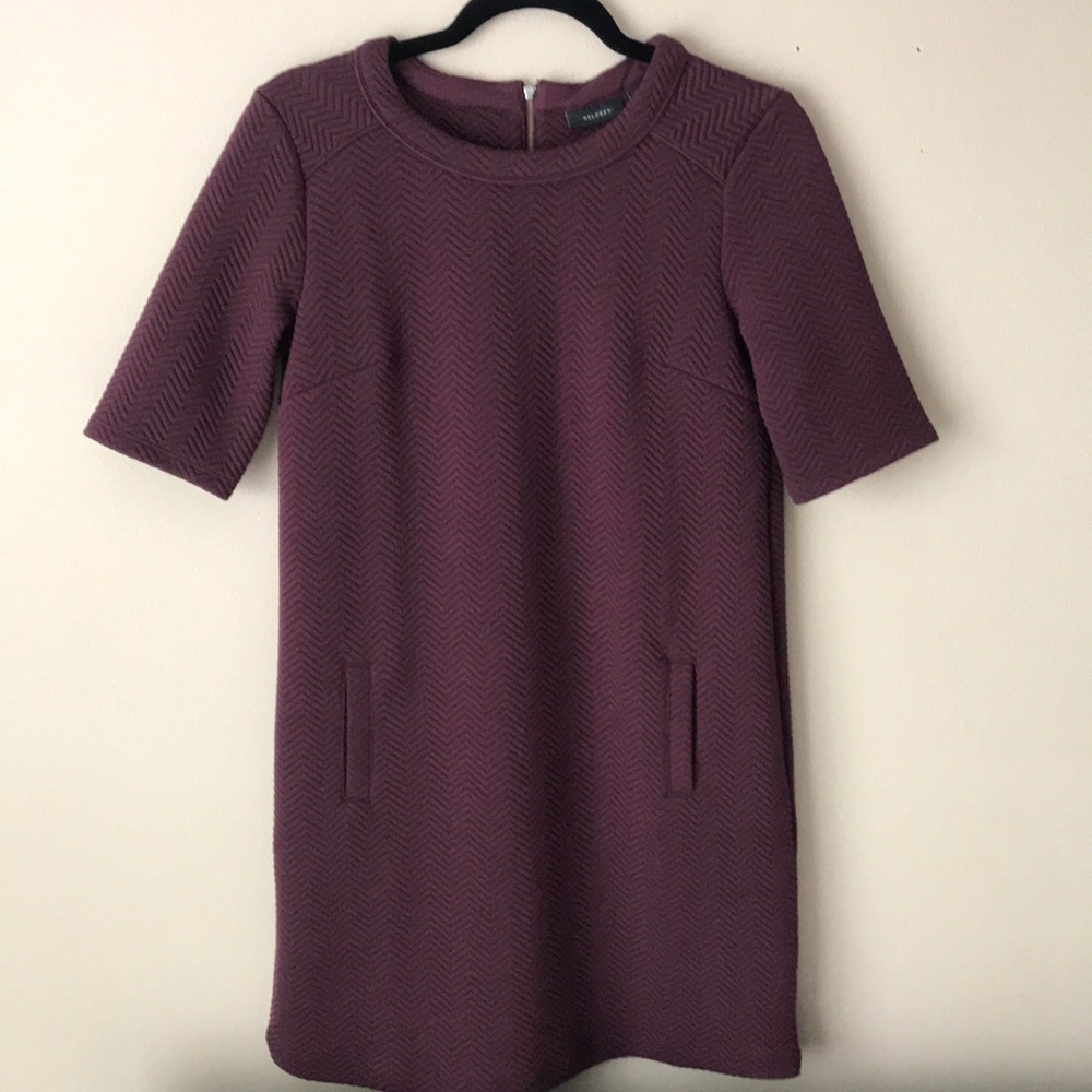 Halogen - chevron ribbed sweater dress